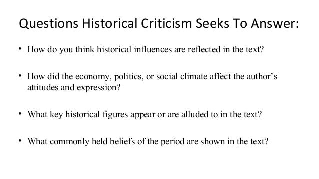 historical criticism pdf new historical criticism